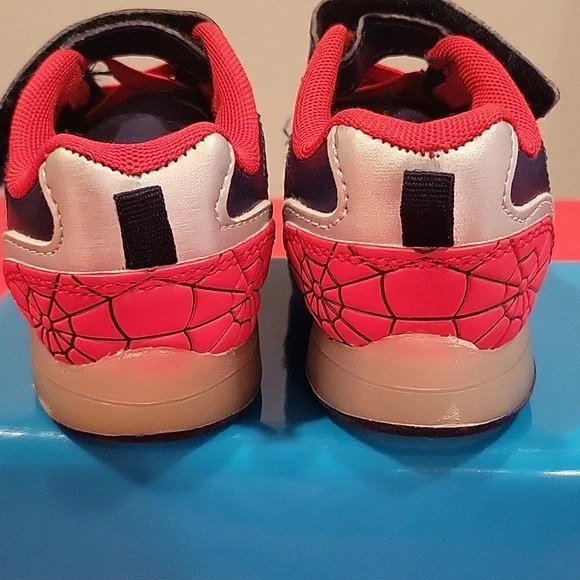 Spider-Man Kids Shoes - Blue and Red- Light Up - Picture 4 of 5